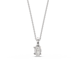 Load image into Gallery viewer, Solitaire Oval Lab Grown Diamond Pendant by Stefee
