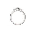 Load image into Gallery viewer, Three Stone Lab Grown Engagement Diamond Ring by Stefee Jewels