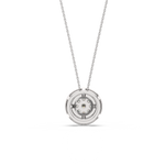 Load image into Gallery viewer, Double Halo Necklace with Pink Lab Grown Diamonds by Stefee
