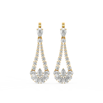 Load image into Gallery viewer, Flora Lab Grown Diamond  Danglers By Stefee Jewels