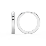 Load image into Gallery viewer, Huggie Hoops Lab Grown Diamond Earrings by Stefee