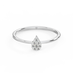 Load image into Gallery viewer, Round-Dewdrop Lab Grown Diamond Ring by Stefee Jewels