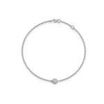 Load image into Gallery viewer, Bezel Set Lab Grown Diamond Bracelet by Stefee