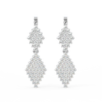 Load image into Gallery viewer, Lab Grown Diamond Raindrop Earrings  By Stefee Jewels