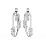 Load image into Gallery viewer, Glowing Grace Lab Grown Diamond Drop Earrings by Stefee Jewels