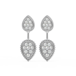 Load image into Gallery viewer, Pear Shaped Diamond Earrings By Stefee Jewels