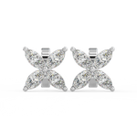 Load image into Gallery viewer, Marquise Flower Lab Grown Diamond Earrings by Stefee