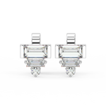 Load image into Gallery viewer, Bright Beeauty Lab Grown Diamond Stud Earrings by Stefee Jewels