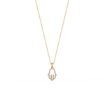 Load image into Gallery viewer, Hamsa Lab Grown Diamond Pendant by Stefee