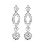 Load image into Gallery viewer, Glamour Droplet Earrings By Stefee Jewels