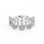 Load image into Gallery viewer, The Crown Lab Grown Diamond Ring by Stefee Jewels