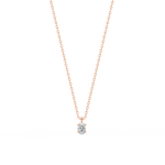 Load image into Gallery viewer, Solitaire Oval Lab Grown Diamond Pendant by Stefee