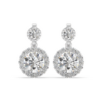 Load image into Gallery viewer, Signature Cross  Lab Grown Diamond Studs By Stefee Jewels