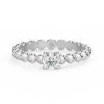 Load image into Gallery viewer, Radiant Single Stone Lab Grown Diamond Ring by Stefee Jewels