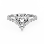 Load image into Gallery viewer, The Heart   Lab Grown Diamond Ring by Stefee Jewels