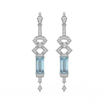 Load image into Gallery viewer, Pure Glow Lab Grown Diamond Drop Earrings by Stefee Jewels