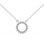 Load image into Gallery viewer, Open Circle Lab Grown Diamond Pendant Large by Stefee