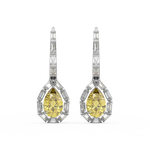 Load image into Gallery viewer, Radiant Reflections Lab Grown Diamond Drop Earrings by Stefee Jewels