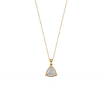 Load image into Gallery viewer, Triangle Fiesta lab Grown Diamond  Pendant Set by Stefee Jewels