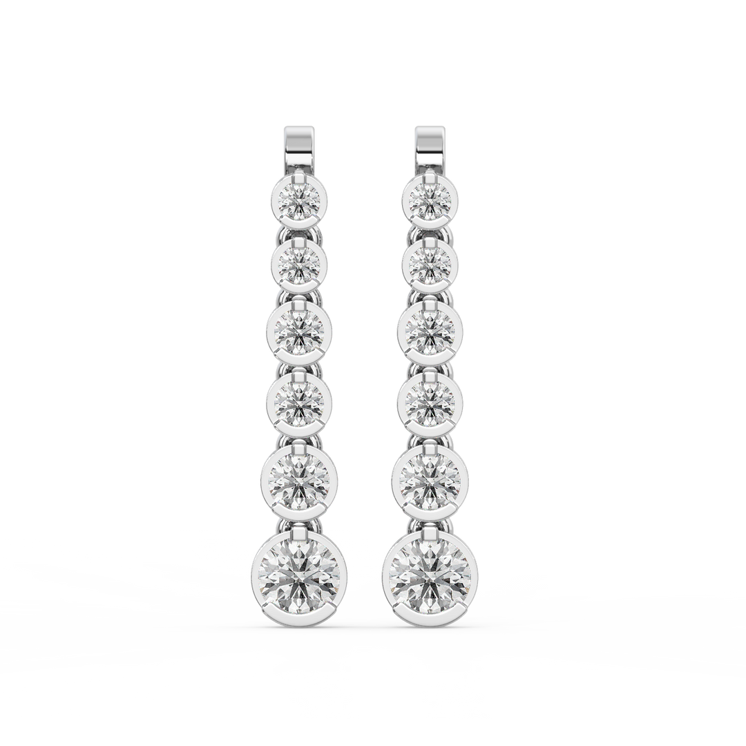 Partywear Traditional Lab Grown Diamond Earrings By Stefee Jewels