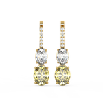 Load image into Gallery viewer, Sparkle and Shine Lab Grown Diamond Drop Earrings by Stefee Jewels