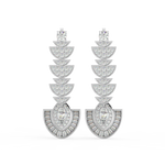 Load image into Gallery viewer, Precious Sparkle Lab Grown Diamond Drop Earrings by Stefee Jewels