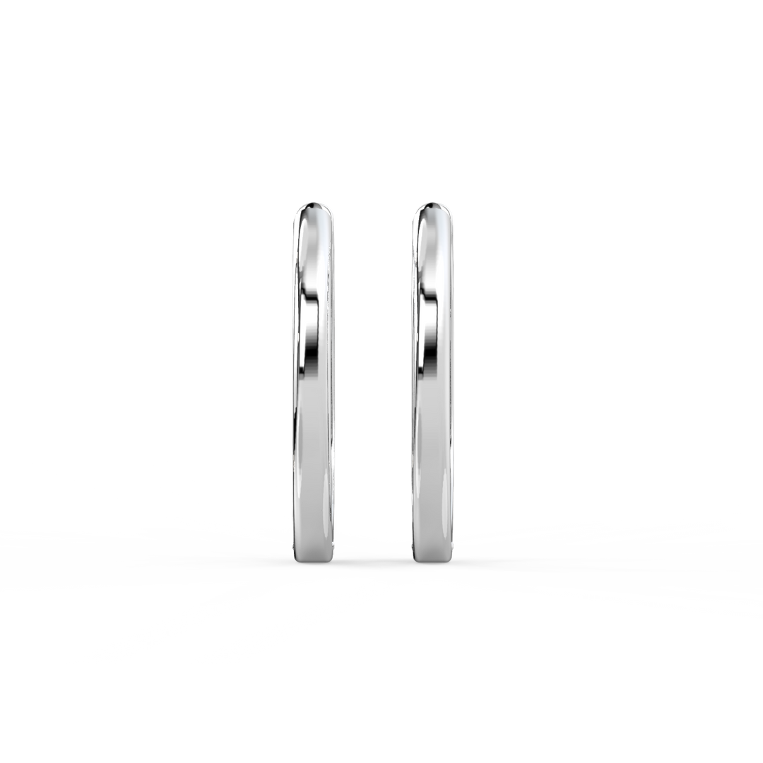 Huggie Hoops Lab Grown Diamond Earrings by Stefee