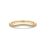 Load image into Gallery viewer, Slight Rippling Round Lab Grown Diamond Ring by Stefee
