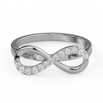 Load image into Gallery viewer, Infinity Lab Grown Diamond Ring by Stefee Jewels
