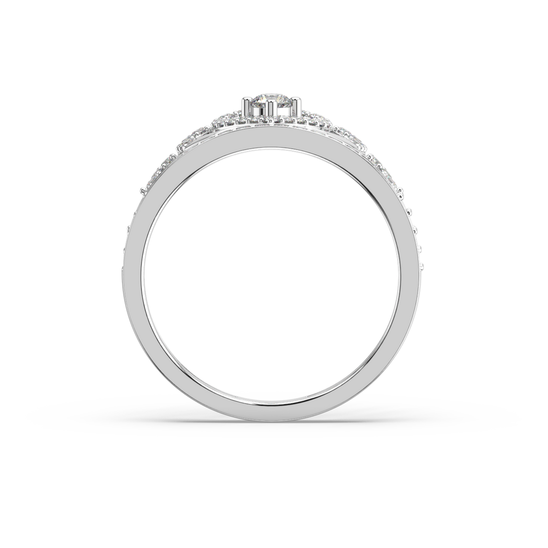 Tiara Diamond Lab Grown Diamond Ring by Stefee Jewels