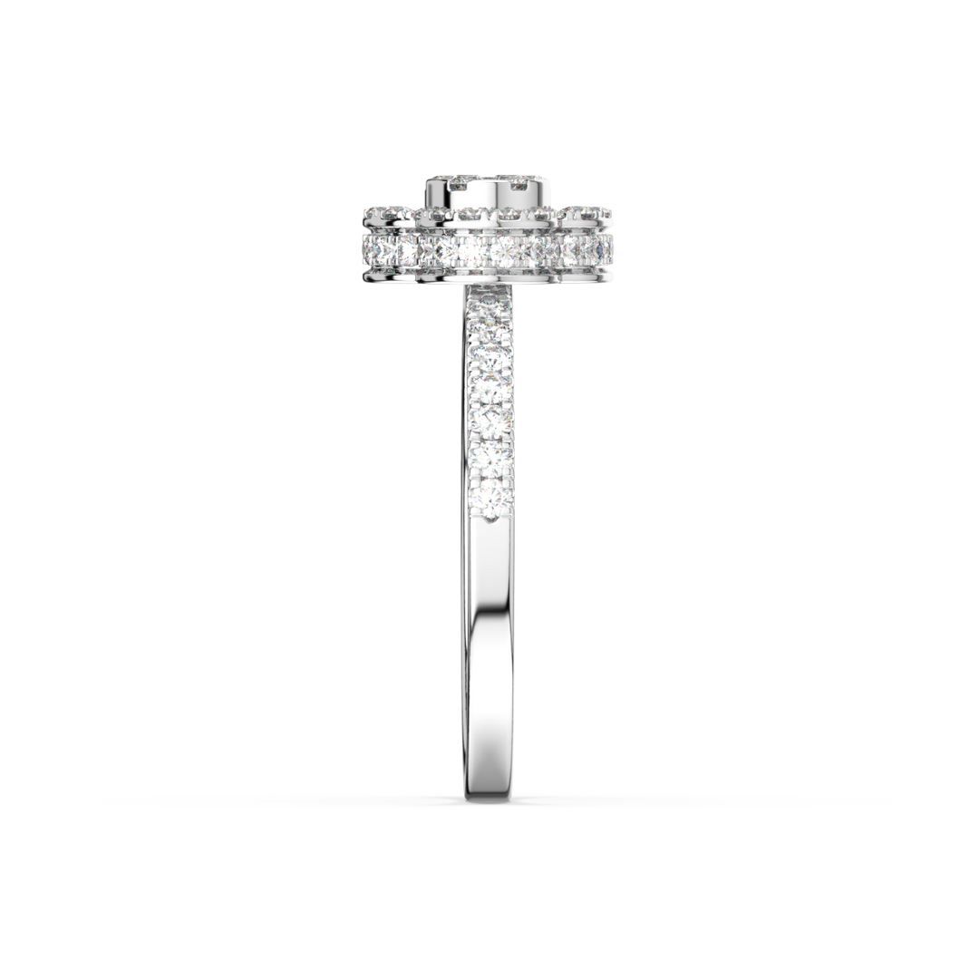 The Pear Drop  Lab Grown Diamond Ring by Stefee Jewels