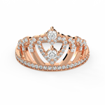 Load image into Gallery viewer, Tiara Diamond Lab Grown Diamond Ring by Stefee Jewels