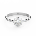 Load image into Gallery viewer, Empress Halo Lab Grown Diamond Engagement Ring by Stefee Jewels