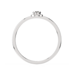 Load image into Gallery viewer, Pear Shaped with Round Clustered Lab Grown Diamond Ring by Stefee Jewels