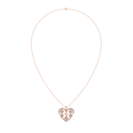 Load image into Gallery viewer, Dazzling Heart  Lab Grown Diamond Pendant by Stefee Jewels