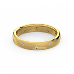 Load image into Gallery viewer, Stacking Band Ring with Lab Grown Diamond by Stefee