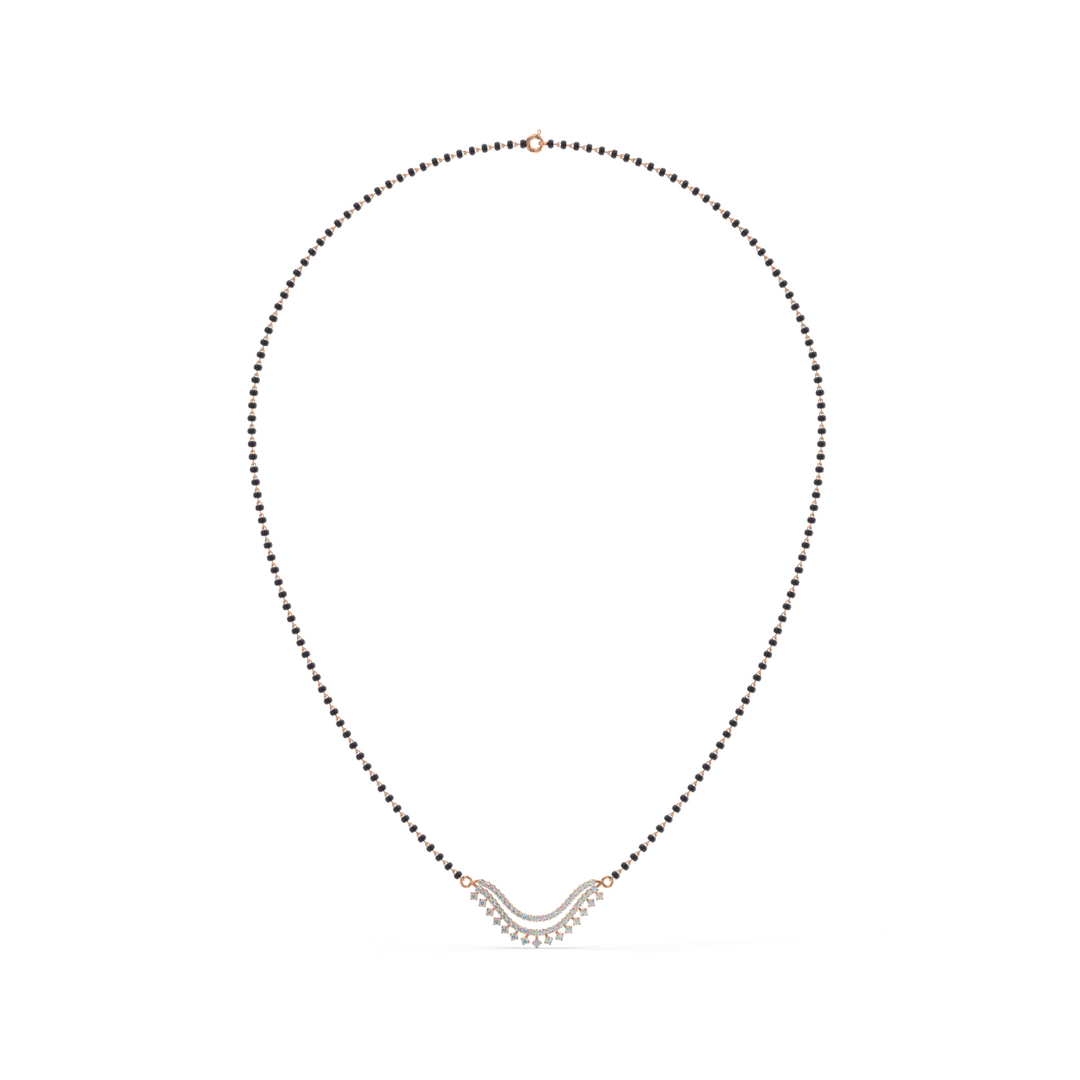 Sparkling Elegant  Lab Grown Diamond Necklace by Stefee Jewels