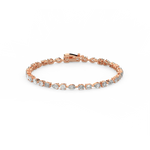 Load image into Gallery viewer, Small Multi-Shape Lab Grown Diamond Bracelet by Stefee