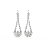 Load image into Gallery viewer, Flora Lab Grown Diamond  Danglers By Stefee Jewels