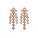 Load image into Gallery viewer, Cluster Dangle Earrings By Stefee Jewels