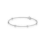 Load image into Gallery viewer, Bazel Set 5 Lab Grown Diamond Bracelet by Stefee