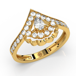 Load image into Gallery viewer, Radiant & Elegant Lab Grown Diamond Ring for Anniversary by Stefee Jewels