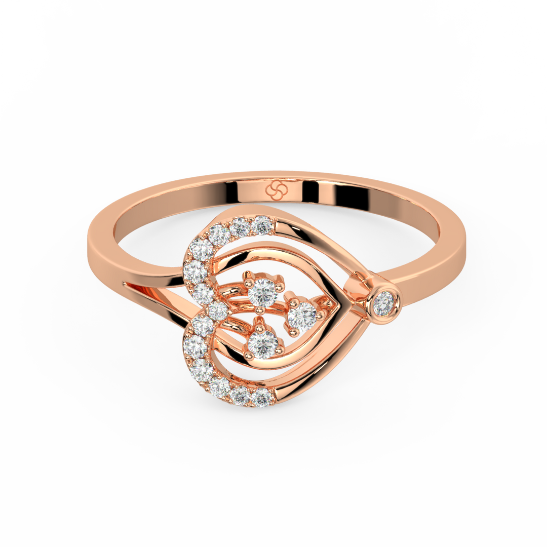 Cocktail  Lab Grown Diamond Ring by Stefee Jewels
