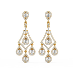 Load image into Gallery viewer, Sparkling Cubic  Lab Grown DiamondStuds By Stefee Jewels