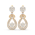 Load image into Gallery viewer, Classic Double Drop Hoops By Stefee Jewels