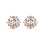 Load image into Gallery viewer, Radiant Flora Lab Grown Diamond  Pendant Set by Stefee Jewels