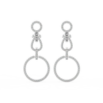 Load image into Gallery viewer, Hoops on Hoops  Lab Grown Diamond Earrings By Stefee Jewels