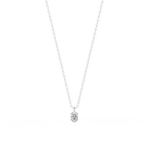 Load image into Gallery viewer, Solitaire Oval Lab Grown Diamond Pendant by Stefee