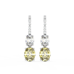 Load image into Gallery viewer, Sparkle and Shine Lab Grown Diamond Drop Earrings by Stefee Jewels