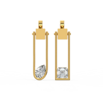 Load image into Gallery viewer, Twinkling Treasures Lab Grown Diamond Drop Earrings by Stefee Jewels